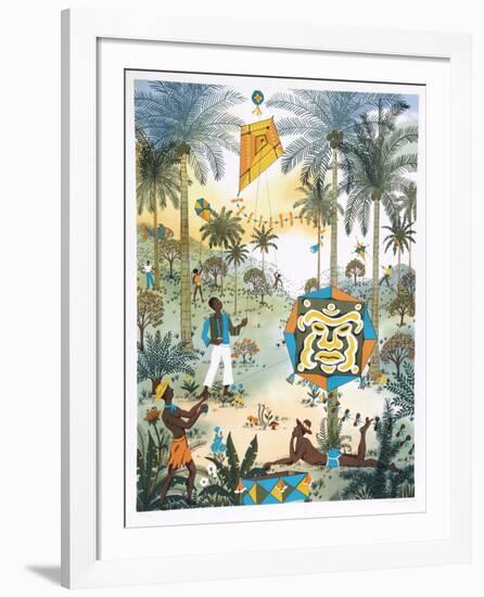 Kite Flyers-Jack Hofflander-Framed Collectable Print