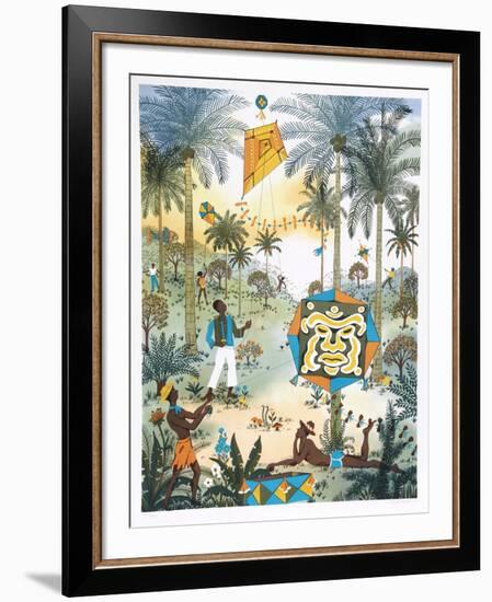 Kite Flyers-Jack Hofflander-Framed Collectable Print