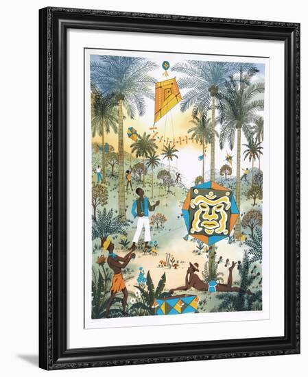 Kite Flyers-Jack Hofflander-Framed Collectable Print