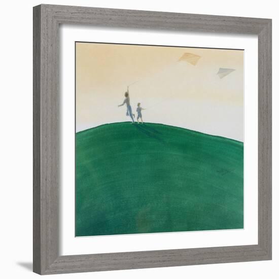 Kite Flying, 2000-Lincoln Seligman-Framed Giclee Print