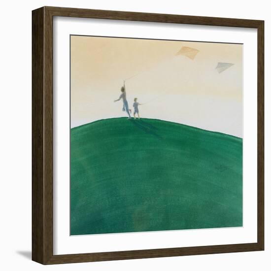 Kite Flying, 2000-Lincoln Seligman-Framed Giclee Print