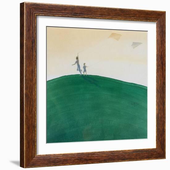 Kite Flying, 2000-Lincoln Seligman-Framed Giclee Print