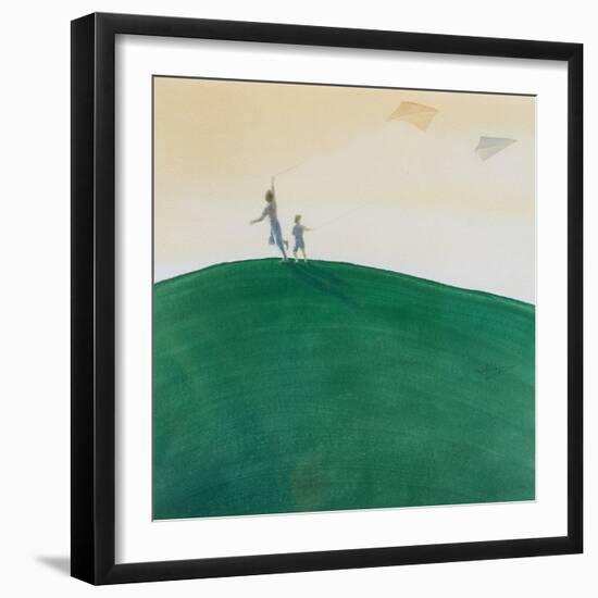 Kite Flying, 2000-Lincoln Seligman-Framed Giclee Print