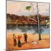 "Kite in the Tree", March 10, 1956-John Clymer-Mounted Giclee Print