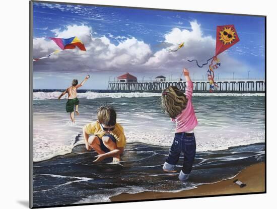 Kite Kids-Scott Westmoreland-Mounted Art Print