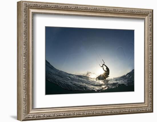 Kite Surfing on Red Sea Coast of Egypt, North Africa, Africa-Louise-Framed Photographic Print