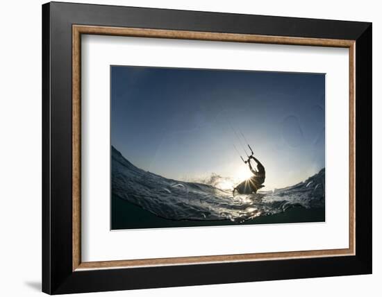 Kite Surfing on Red Sea Coast of Egypt, North Africa, Africa-Louise-Framed Photographic Print