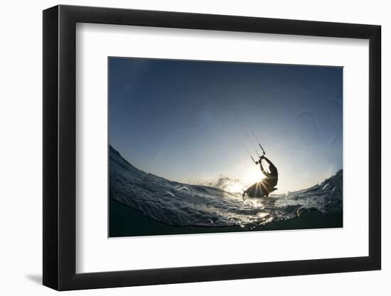 Kite Surfing on Red Sea Coast of Egypt, North Africa, Africa-Louise-Framed Photographic Print