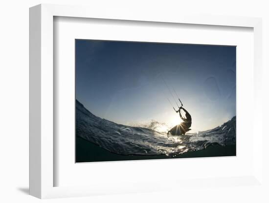 Kite Surfing on Red Sea Coast of Egypt, North Africa, Africa-Louise-Framed Photographic Print