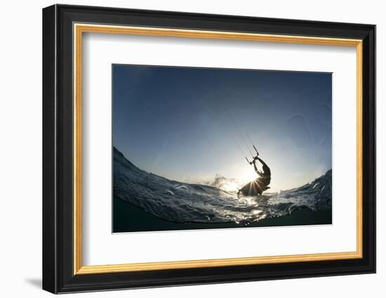 Kite Surfing on Red Sea Coast of Egypt, North Africa, Africa-Louise-Framed Photographic Print