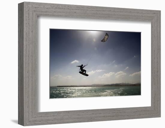 Kite Surfing on Red Sea Coast of Egypt, North Africa, Africa-Louise-Framed Photographic Print