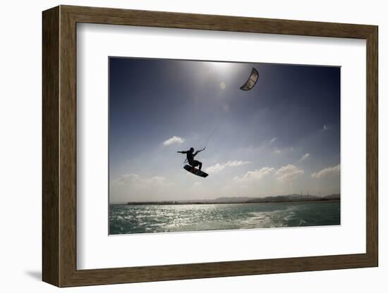 Kite Surfing on Red Sea Coast of Egypt, North Africa, Africa-Louise-Framed Photographic Print