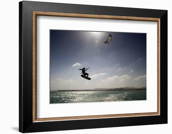 Kite Surfing on Red Sea Coast of Egypt, North Africa, Africa-Louise-Framed Photographic Print