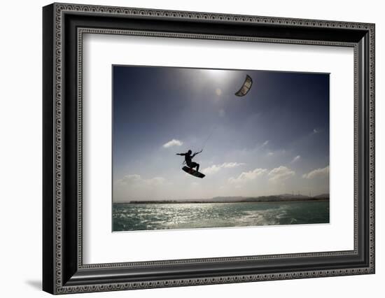 Kite Surfing on Red Sea Coast of Egypt, North Africa, Africa-Louise-Framed Photographic Print