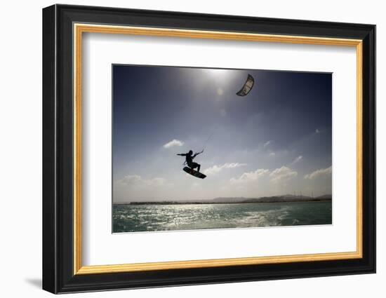 Kite Surfing on Red Sea Coast of Egypt, North Africa, Africa-Louise-Framed Photographic Print