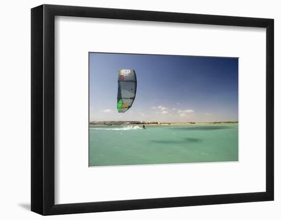 Kite Surfing on Red Sea Coast of Egypt, North Africa, Africa-Louise-Framed Photographic Print