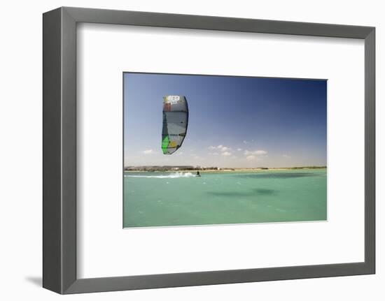 Kite Surfing on Red Sea Coast of Egypt, North Africa, Africa-Louise-Framed Photographic Print