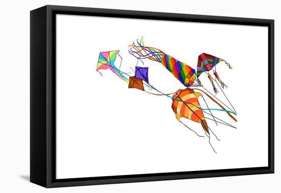 Kites - Icon-Lantern Press-Framed Stretched Canvas