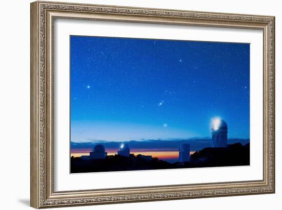 Kitt Peak National Observatory At Night-David Nunuk-Framed Photographic Print