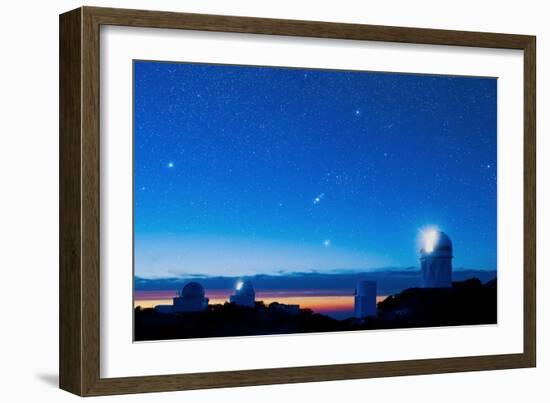 Kitt Peak National Observatory At Night-David Nunuk-Framed Photographic Print