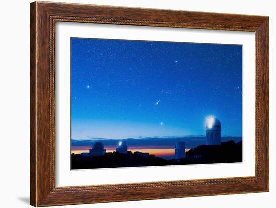 Kitt Peak National Observatory At Night-David Nunuk-Framed Photographic Print