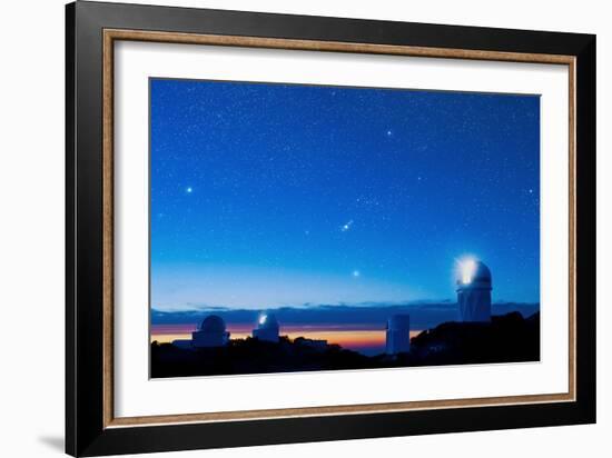 Kitt Peak National Observatory At Night-David Nunuk-Framed Photographic Print