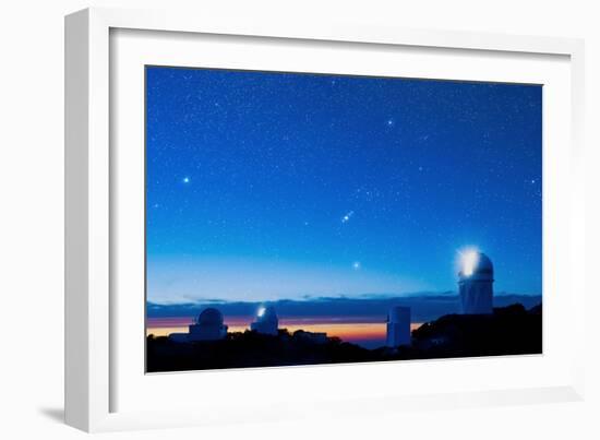 Kitt Peak National Observatory At Night-David Nunuk-Framed Photographic Print