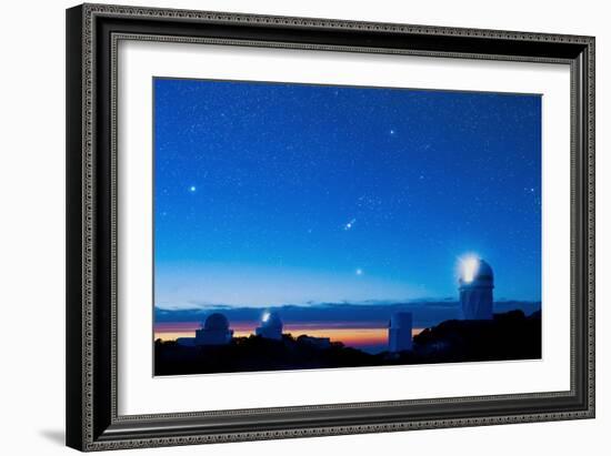 Kitt Peak National Observatory At Night-David Nunuk-Framed Photographic Print