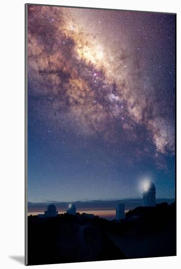 Kitt Peak Observatory And Milky Way-David Nunuk-Mounted Photographic Print