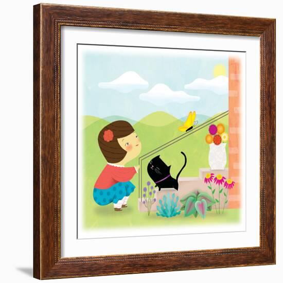 Kitten and Me - Humpty Dumpty-Sheree Boyd-Framed Giclee Print