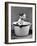 Kitten Emerging from Pot of Milk after Falling into It-Nina Leen-Framed Photographic Print