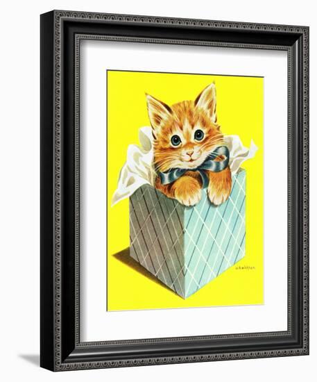 Kitten - Jack and Jill, August 1957-Wilmer Wickham-Framed Giclee Print