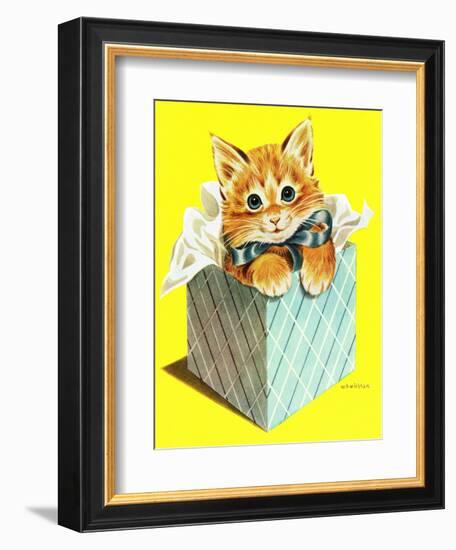 Kitten - Jack and Jill, August 1957-Wilmer Wickham-Framed Giclee Print