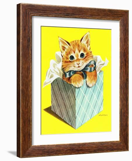 Kitten - Jack and Jill, August 1957-Wilmer Wickham-Framed Giclee Print