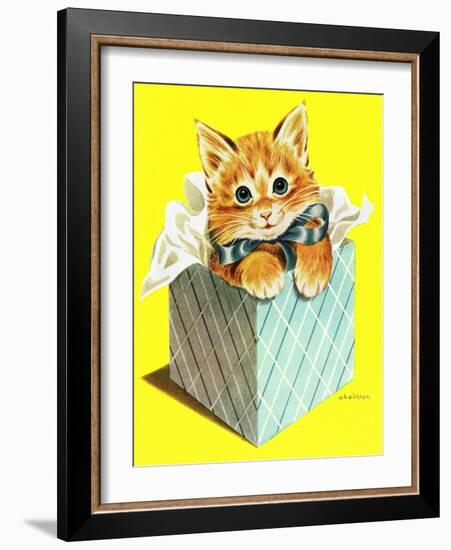 Kitten - Jack and Jill, August 1957-Wilmer Wickham-Framed Giclee Print