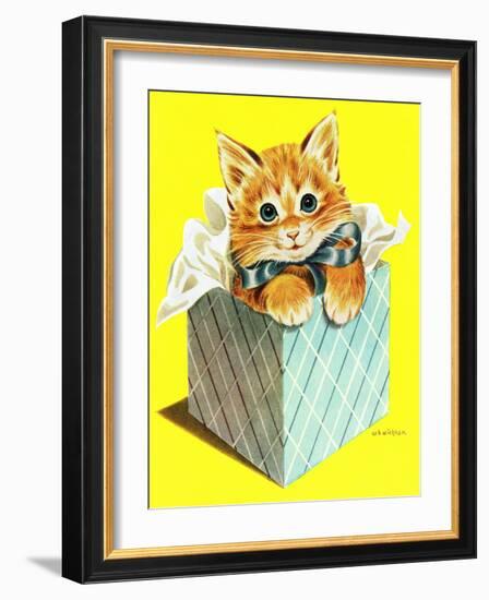 Kitten - Jack and Jill, August 1957-Wilmer Wickham-Framed Giclee Print