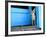 Kitten Standing in Doorway, Apia, Samoa-Will Salter-Framed Photographic Print