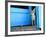 Kitten Standing in Doorway, Apia, Samoa-Will Salter-Framed Photographic Print