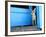 Kitten Standing in Doorway, Apia, Samoa-Will Salter-Framed Photographic Print