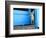 Kitten Standing in Doorway, Apia, Samoa-Will Salter-Framed Photographic Print