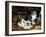 Kittens at Play-Charles Van Den Eycken-Framed Giclee Print