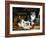 Kittens at Play-Charles Van Den Eycken-Framed Giclee Print