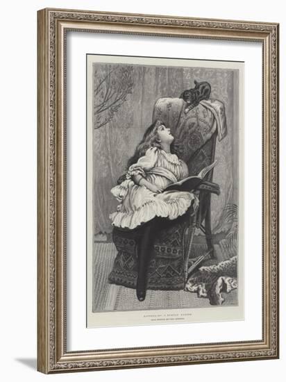 Kittens, Royal Institute Art-Union Exhibition-Charles Burton Barber-Framed Giclee Print