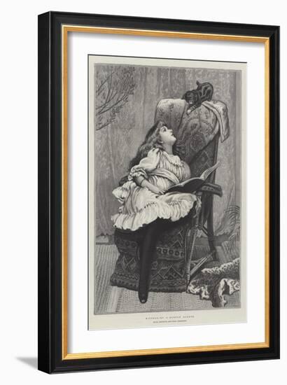 Kittens, Royal Institute Art-Union Exhibition-Charles Burton Barber-Framed Giclee Print