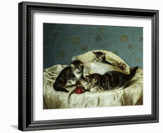 Kittens up to Mischief-Horatio Henry Couldery-Framed Giclee Print