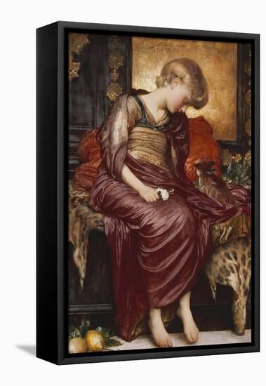 Kittens-Frederick Leighton-Framed Premier Image Canvas