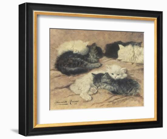 Kittens-Henriette Ronner-Knip-Framed Giclee Print