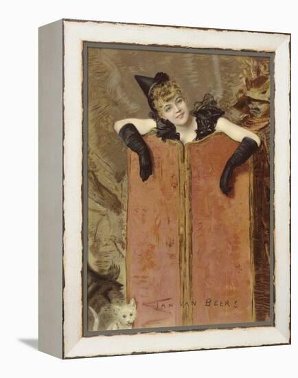 Kittens-Jan van Beers-Framed Premier Image Canvas