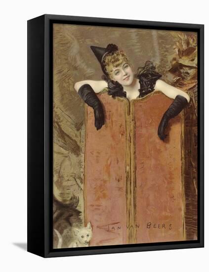 Kittens-Jan van Beers-Framed Premier Image Canvas