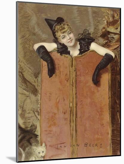 Kittens-Jan van Beers-Mounted Giclee Print